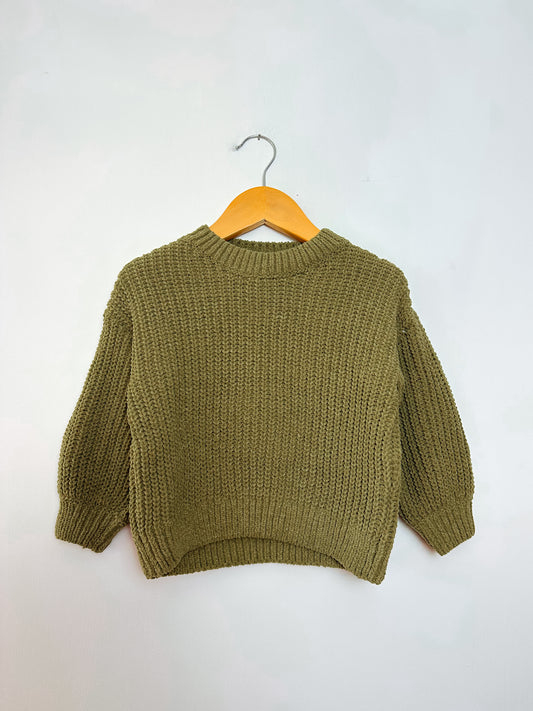 custom OLIVE sweater