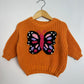 RTS 0-3 mo Spice sweater- butterfly