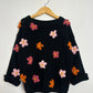 RTS 5-6 years black- with flowers