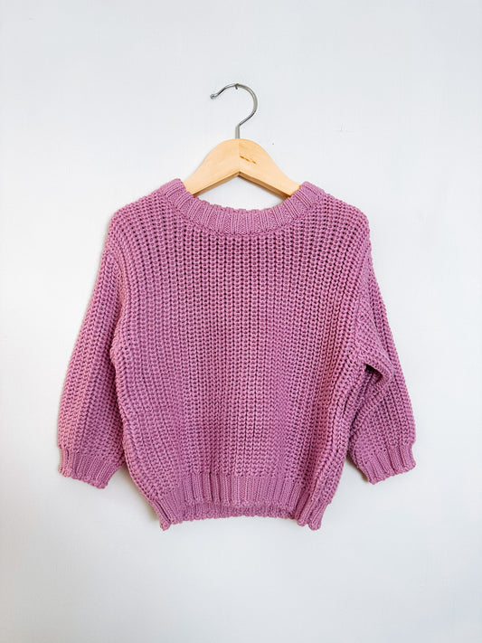 custom ORCHID knit sweater