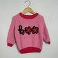 RTS 3-6 mo bubblegum- “boo”