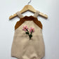 RTS 6-9 mo. romper w/ pink flowers