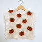 RTS 1/2 years knit vest w/ pumpkins