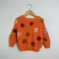 RTS 6-12 sunset sweater w/flowers