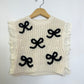 RTS 2/3 years knit vest w/ black bows