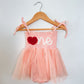 RTS 12-18 months pink tutu romper “one”