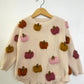 RTS 2-3T sand romper w/ girly pumpkins