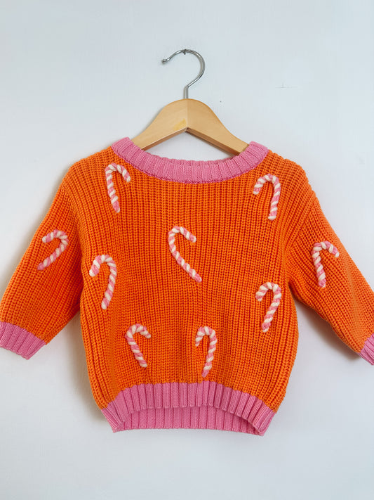 RTS 3-6 mo. sherbet w/ candy canes