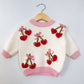 RTS 0-3 months ballet sweater w/ cherries