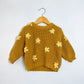 RTS 6-12 months Dijon sweater w/ yellow flowers