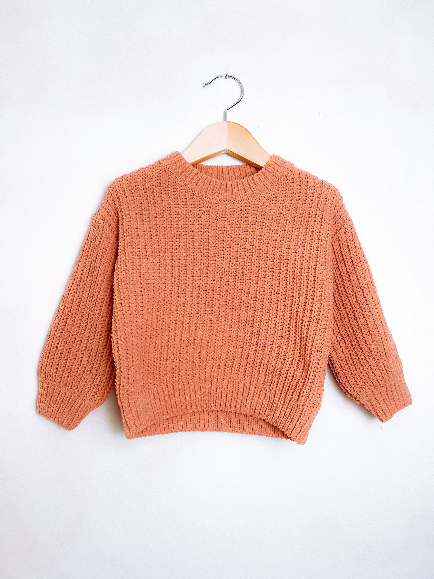 custom ROSE GOLD hand embroidered sweater